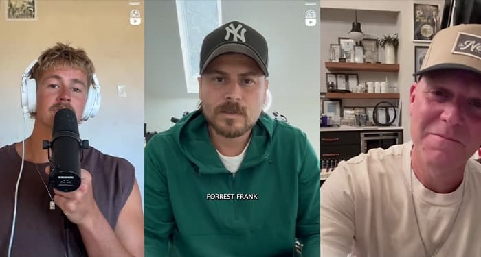 Forrest Frank reage a paródias de Cory Asbury e Matthew West sobre seu acidente e anuncia música em resposta