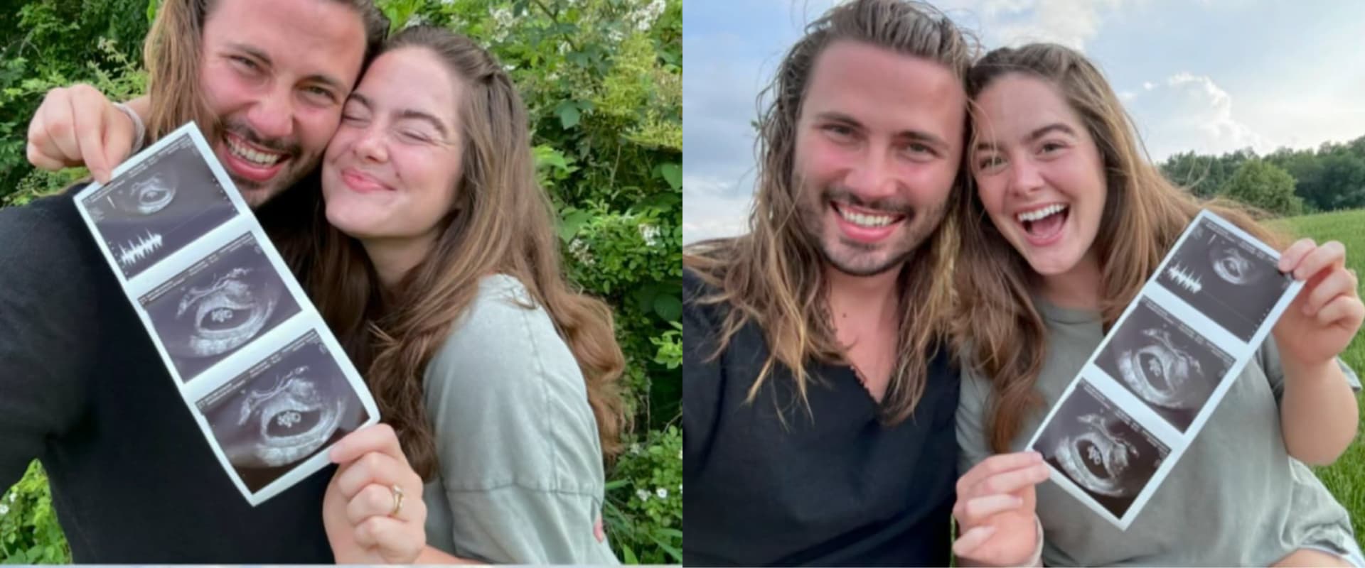Seph Schlueter e sua esposa Abby anunciam que estão esperando seu primeiro filho em dezembro