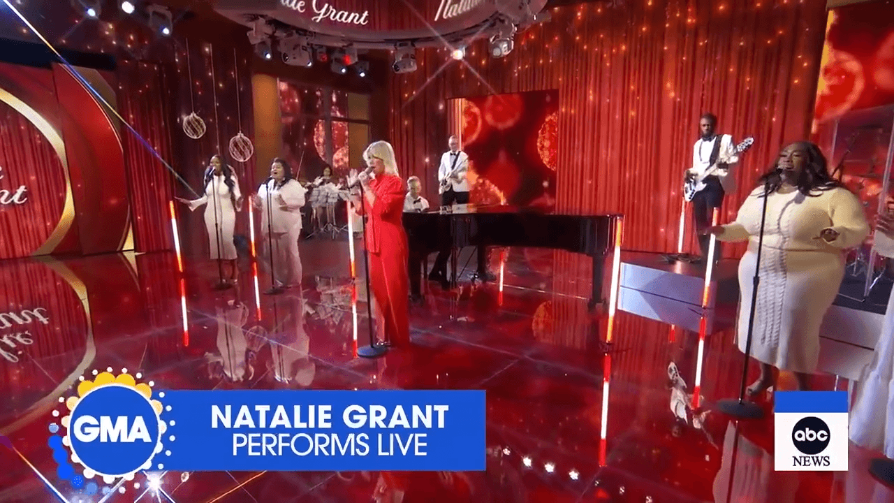 Estreia histórica: Natalie Grant se apresenta pela primeira vez no 'Good Morning America'