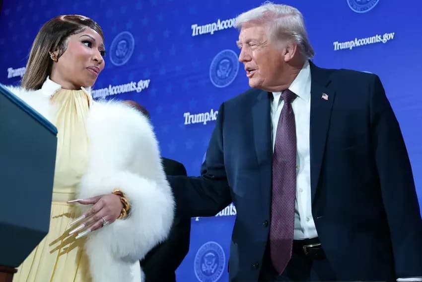 Nicki Minaj afirma que 'Deus protege' Trump e recebe cartão para cidadania americana